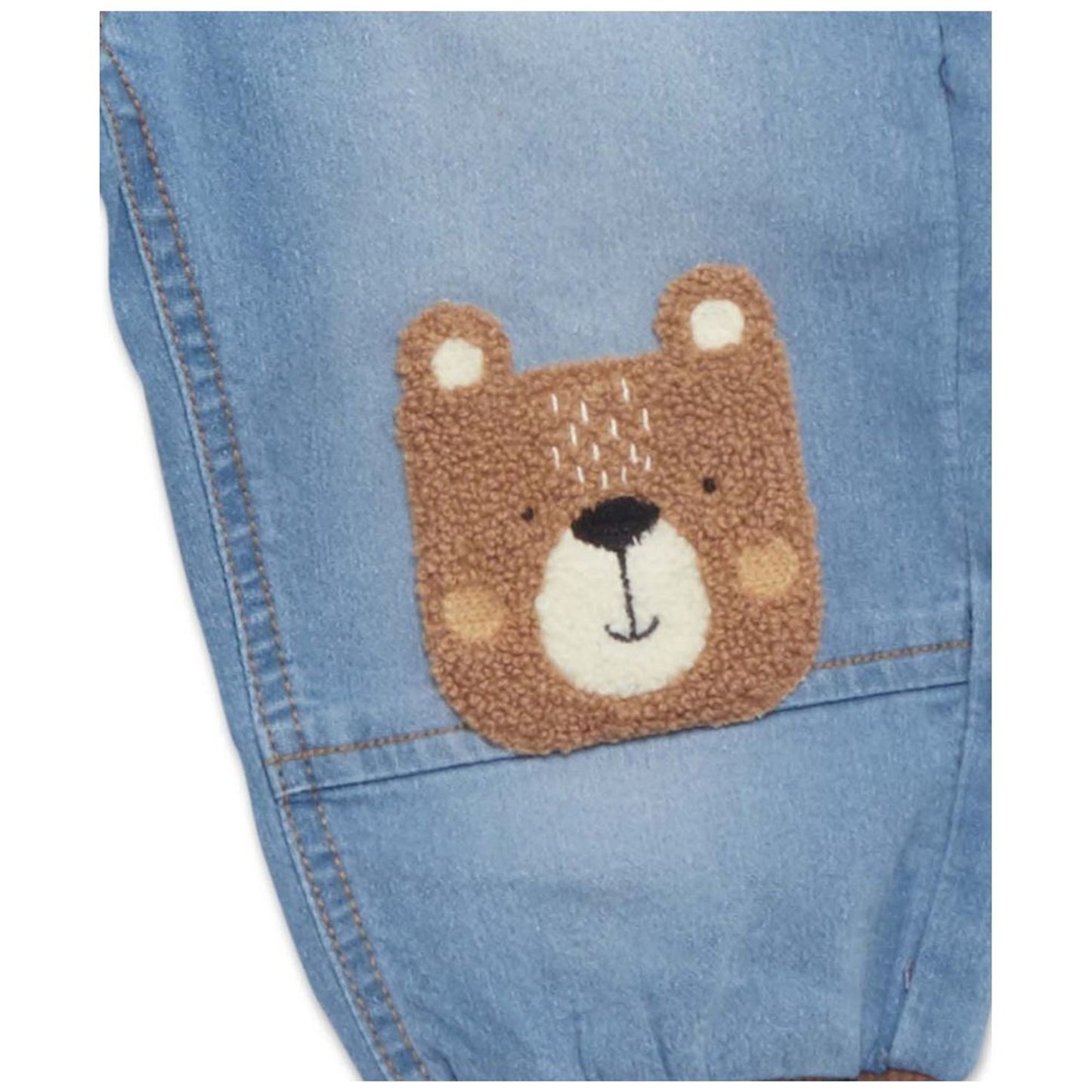 Trendy & Durable – Boys’ Sky Blue Elastic Waist Pants