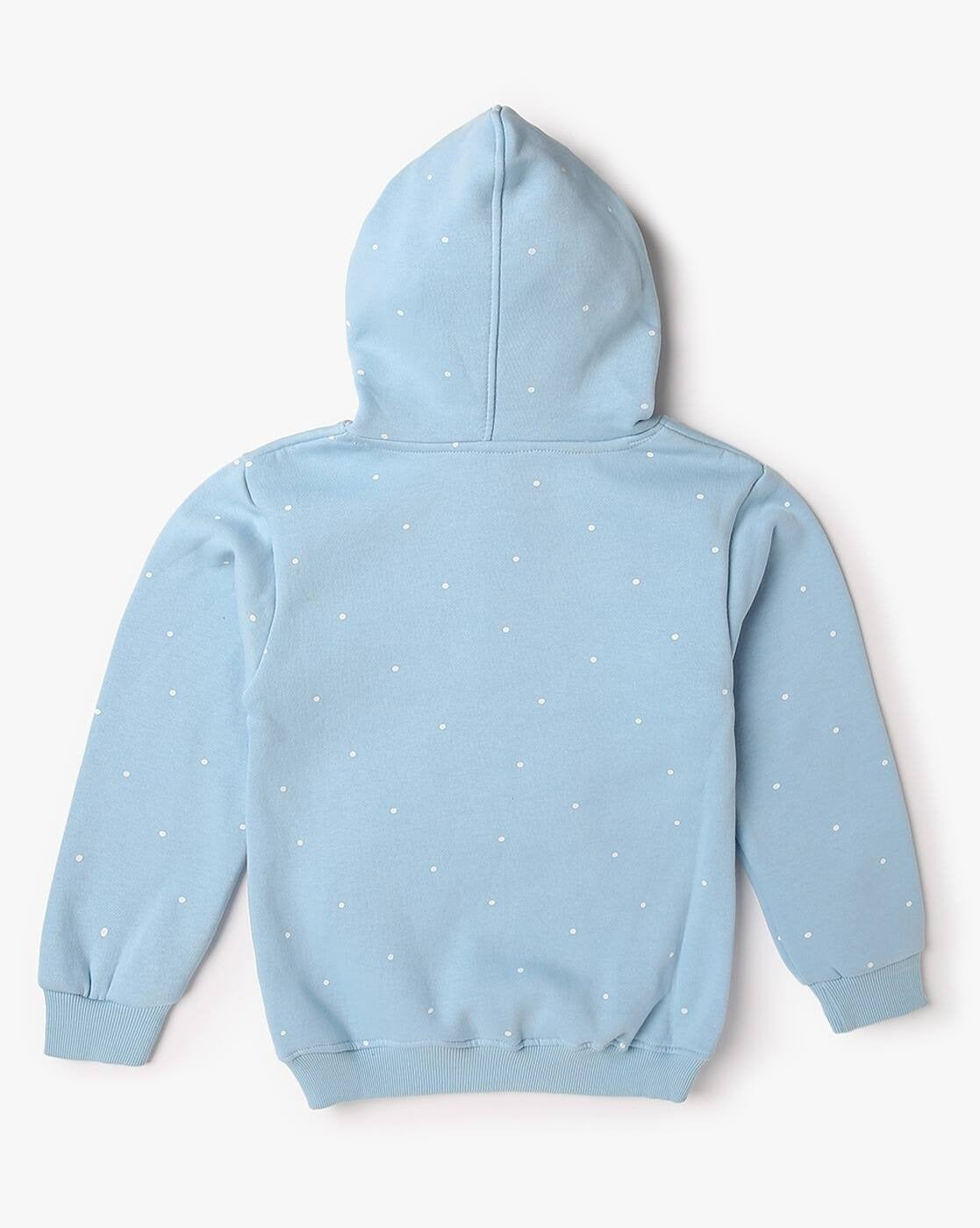 Little Kangaroos Girls’ Everyday Cozy – Sky Blue Hoodie Sweatshirt
