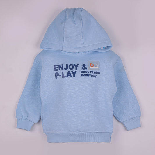 Little Kangaroos Boys’ Everyday Wear – Sky Blue Hoodie EST.1996