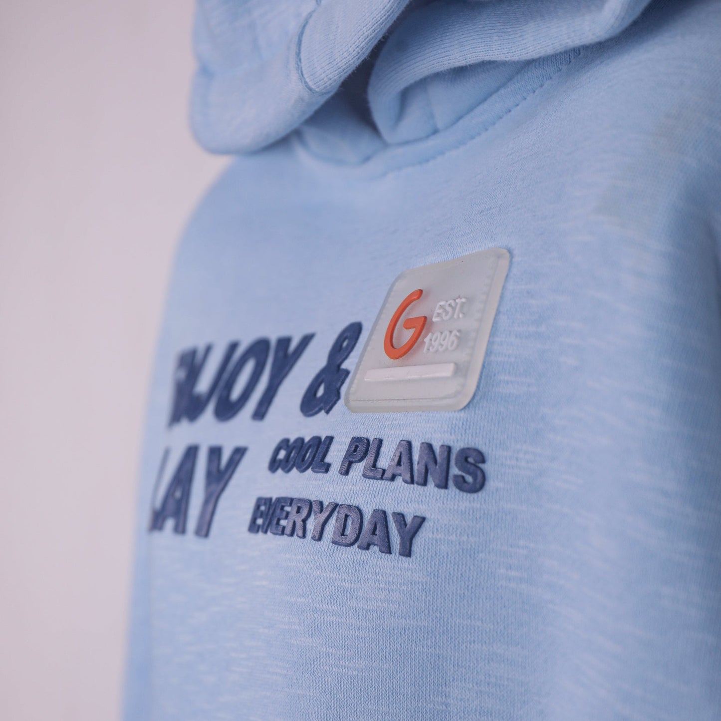 Little Kangaroos Boys’ Everyday Wear – Sky Blue Hoodie EST.1996