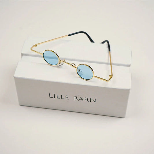 Little Blue Star: Lille Barn Round Dapper Shades with UV Protection