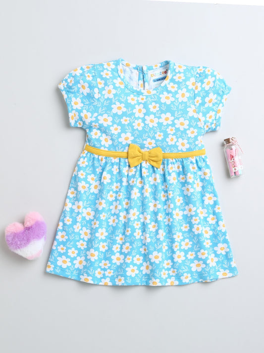 Slip into playful style with Bumzee’s sky blue frock—perfect for smart outdoor fashion!