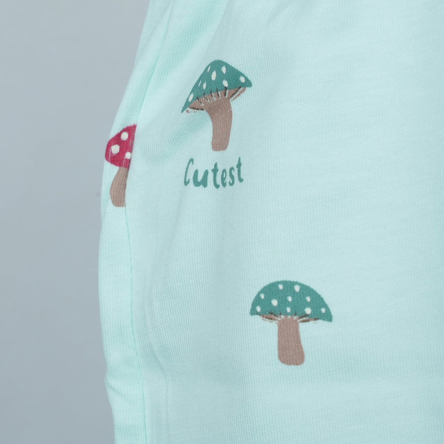 Sky Blue Mid-Thigh Drawstring Shorts