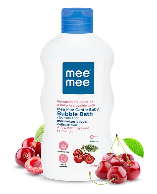 Mee Mee Gentle Baby Bubble Bath Cherry - 400 ml