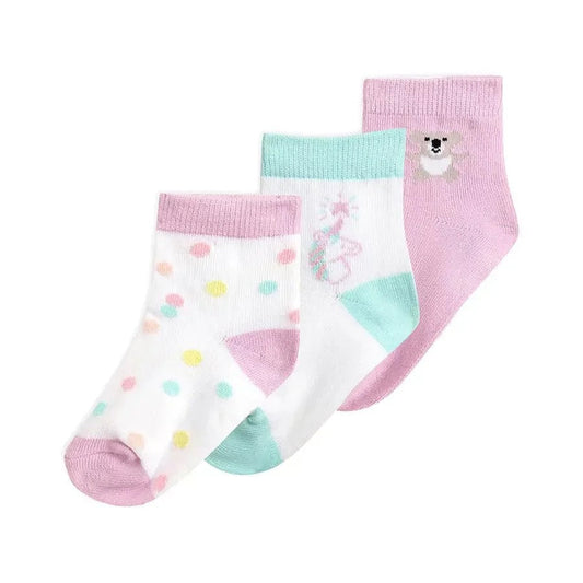 Colorful Comfort Cotton Blend Socks – Miarcus Mid-Ankle 3-Pack for All-Season Use