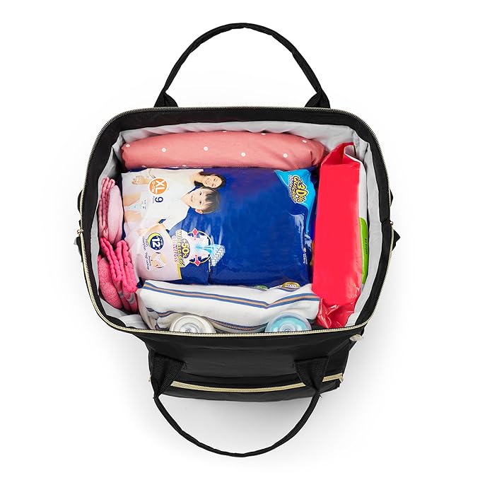 Haus & Kinder New Born Baby Diaper Bag Pack – Spacious, Multi-Functional Maternity Bag with Multiple Compartments | Stylish & Durable Travel Organizer for Moms & Dads