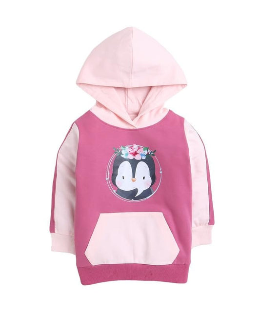 Warm Purple Hooded Sweatshirt
