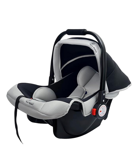 R for Rabbit Baby Cozy Carry Cot – 3-in-1 Multi-Purpose Rocker, Carry Cot & Seat with Safety Harness, UV Canopy & Washable Cover (0–15 Months)