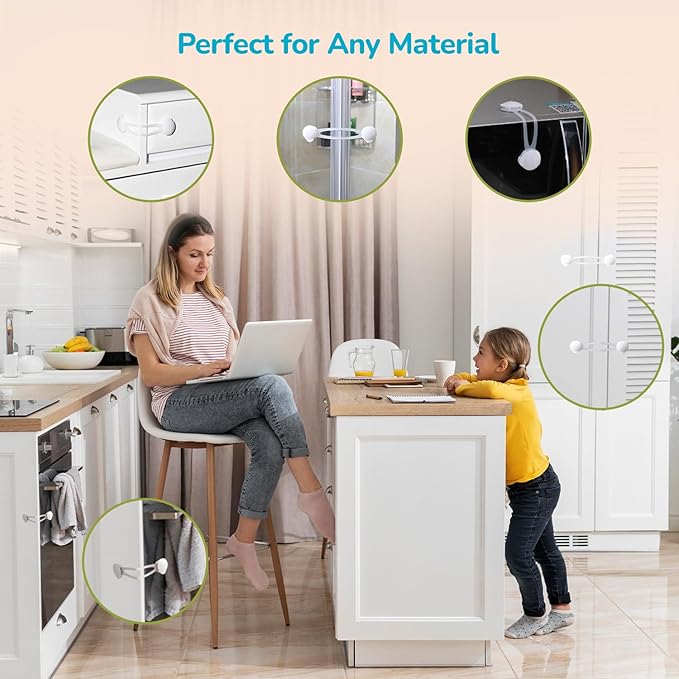 R for Rabbit Protector Plus – Child Safety Cabinet & Drawer Locker | Easy Install Baby Proof Lock – White
Locker - Safety - White