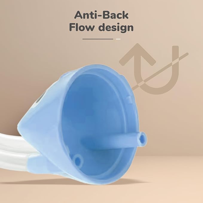 R for Rabbit Snowy Nasal Aspirator – BPA-Free, Anti-Backflow, Easy-to-Clean with Antibacterial Filters & Compact Design for Safe Baby Care