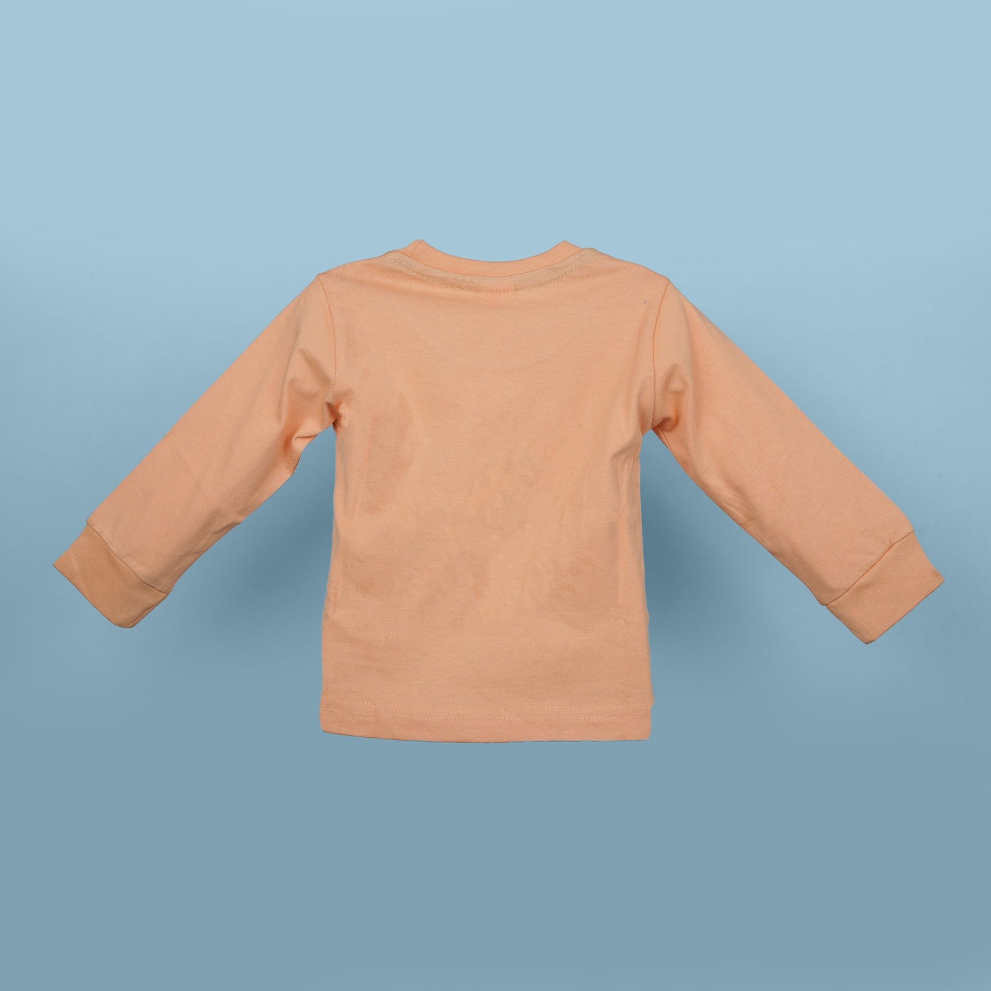 Brave Little Guy Tee – Big Premier Orange Full Sleeve Cotton T-Shirt
