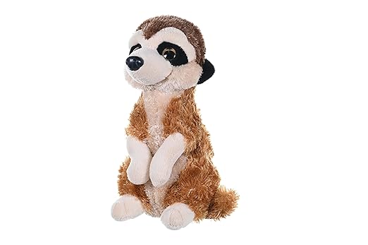Wild Republic Meerkat Plush – Soft Stuffed Animal Toy Gift for Kids