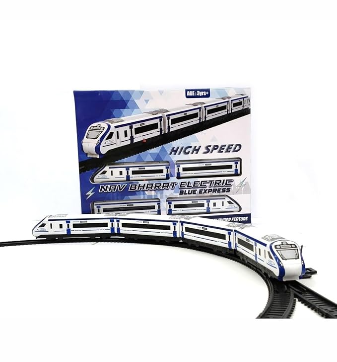 Vande Bharat Bullet Train Set – Battery Operated with Tracks & Coaches