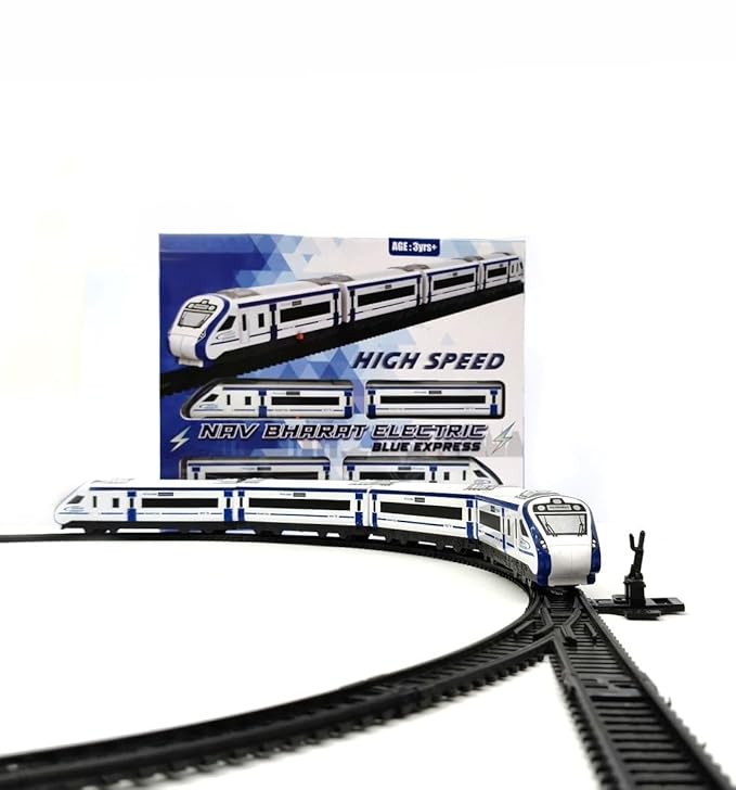 Vande Bharat Bullet Train Set – Battery Operated with Tracks & Coaches