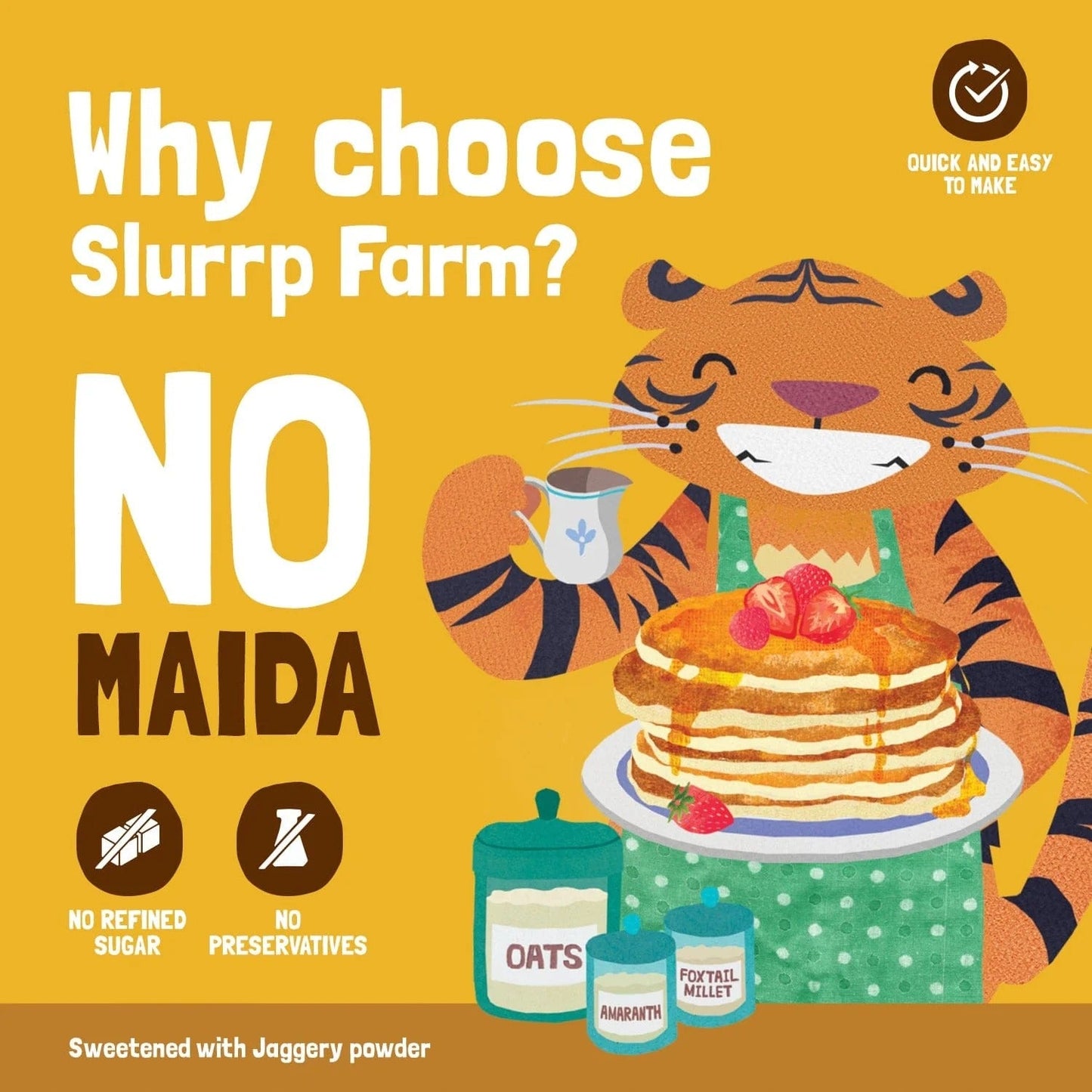 Slurrp Farm Super Combo: Millet Pancake, Banana & Chocolate flavour, (Pack of 2)