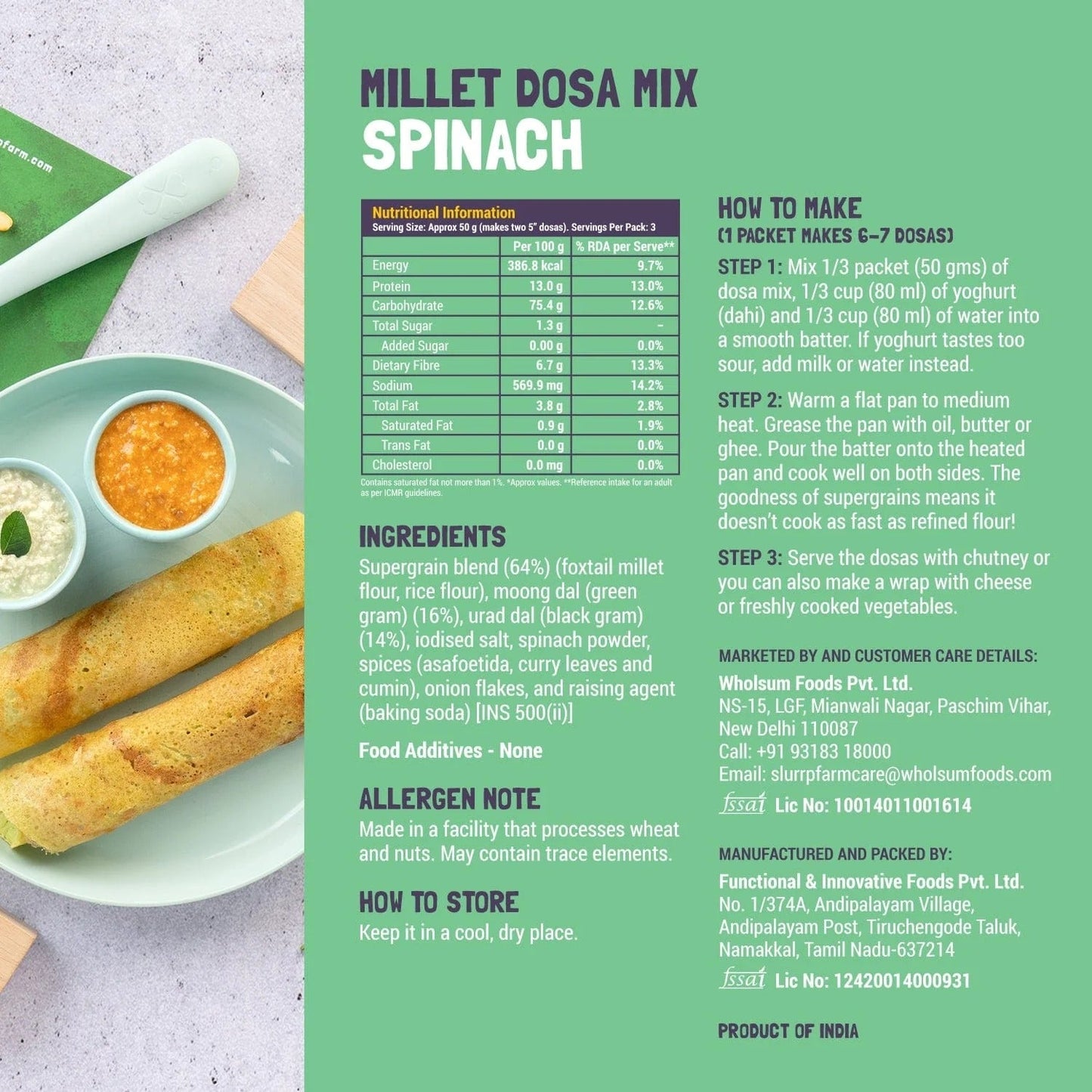 Slurrp Farm Super Combo- Millet Dosa (Pack of 2)