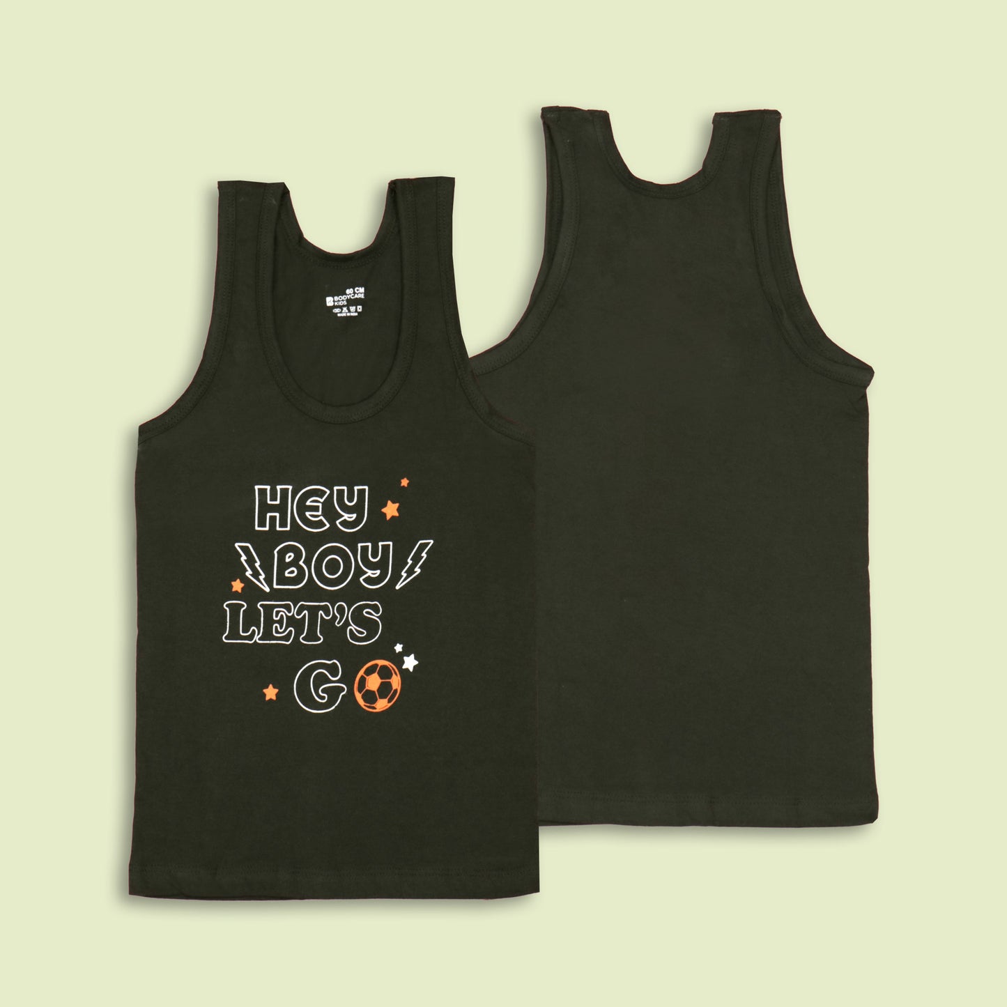 Body Care Hey Boy Let's Go Green Vest Soft, Cool & Ready to Play!