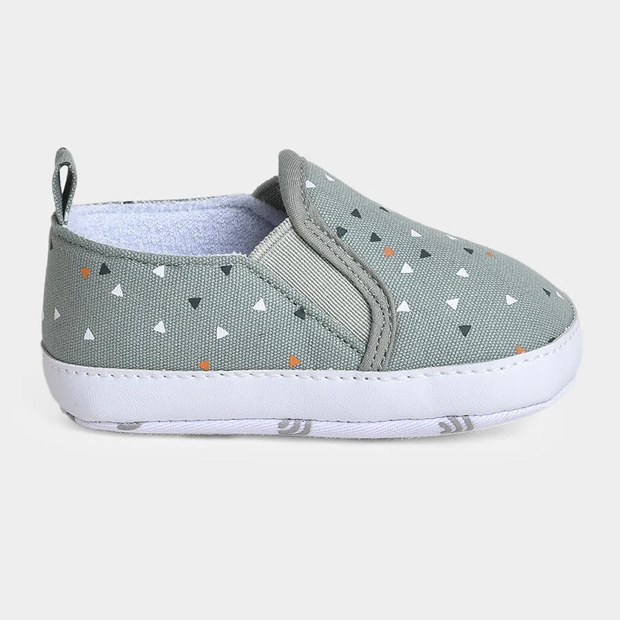 Bloom Sage Woven Booties for Baby Boys (6–12 Months) – Soft, Stylish, and Comfortable Infant Shoes