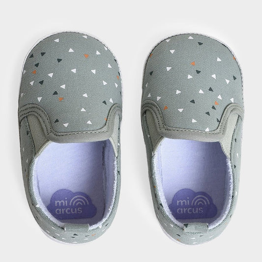Bloom Sage Woven Booties for Baby Boys (0–3 Months) – Soft, Stylish, and Comfortable Infant Shoes