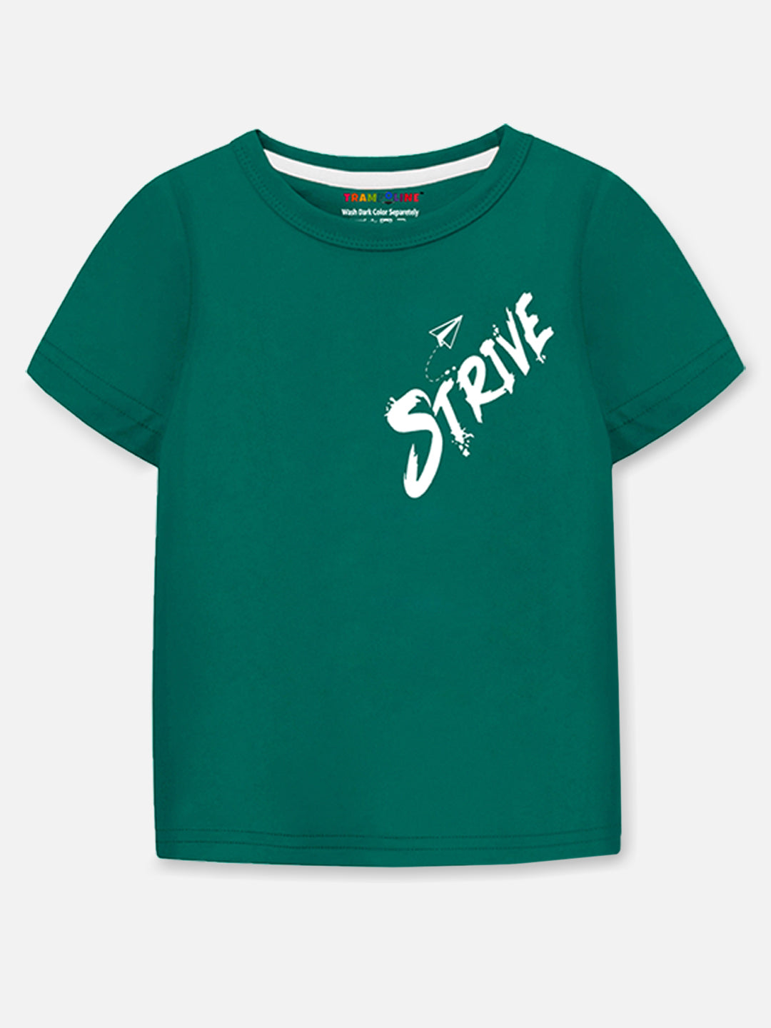 Trampoline Boy's Green 'STRIVE' T-Shirt & Pant Set