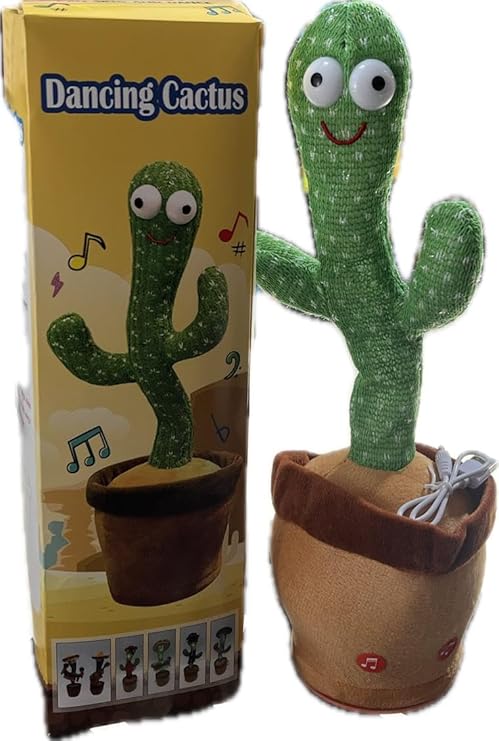 Dancing Cactus Talking Toy with Recording