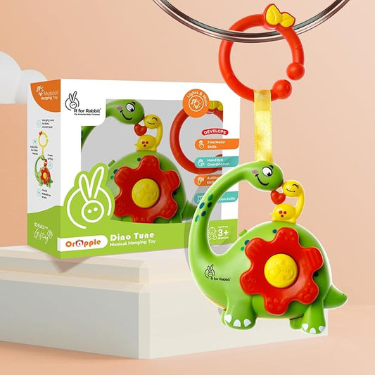 Orapple - Orapple Dino Tune - Hanging
Toy - Green Red