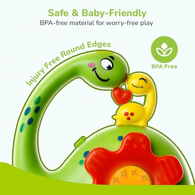 Orapple - Orapple Dino Tune - Hanging
Toy - Green Red