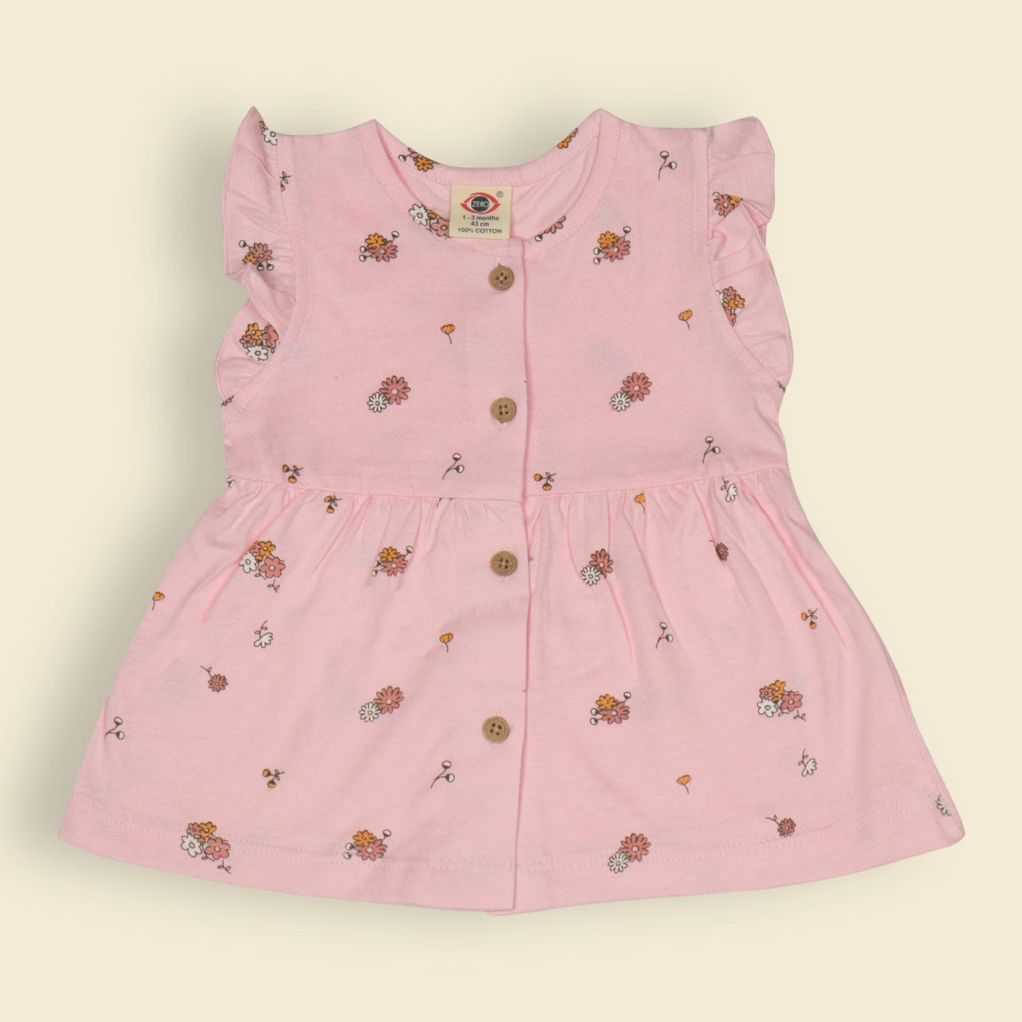 Peachy Bloom Playtime Set by Zero Breezy Frock & Comfy Bloomer Duo