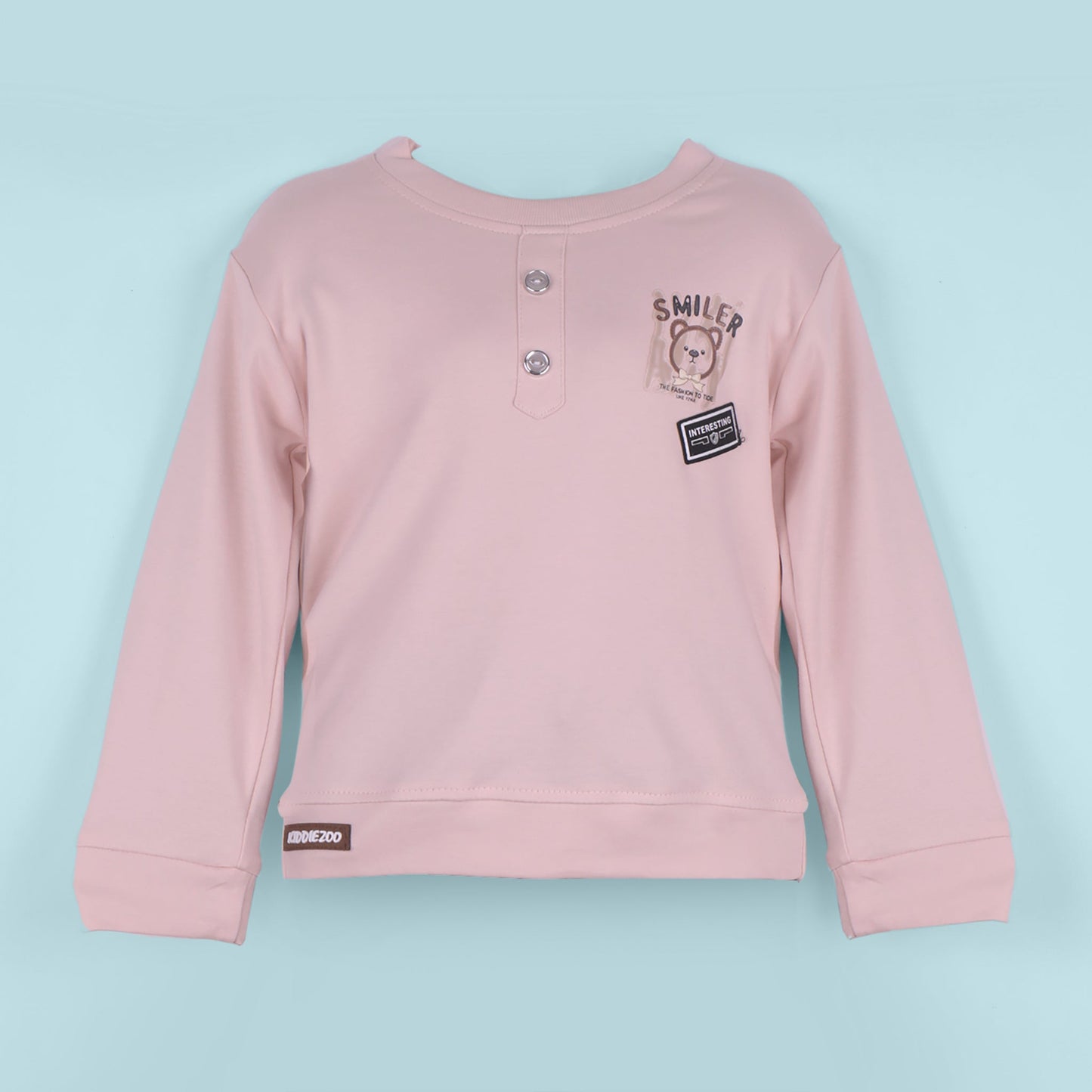 KiddieZoo Boys’ Everyday Fashion – Cotton Peach Tee with Cargo Pants