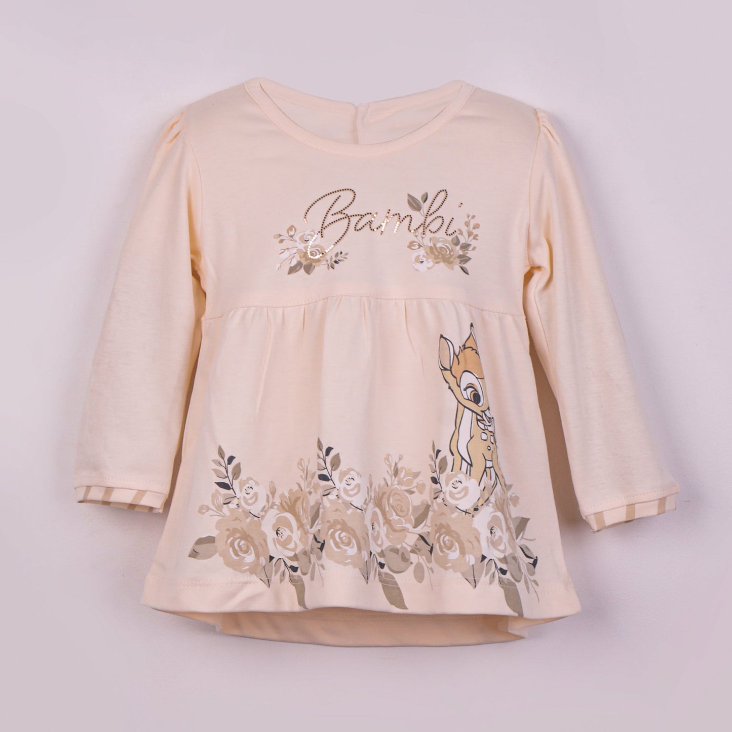 Peachy Keen Full Sleeve Top & Pants Set – Annie Placement Print with Pockets