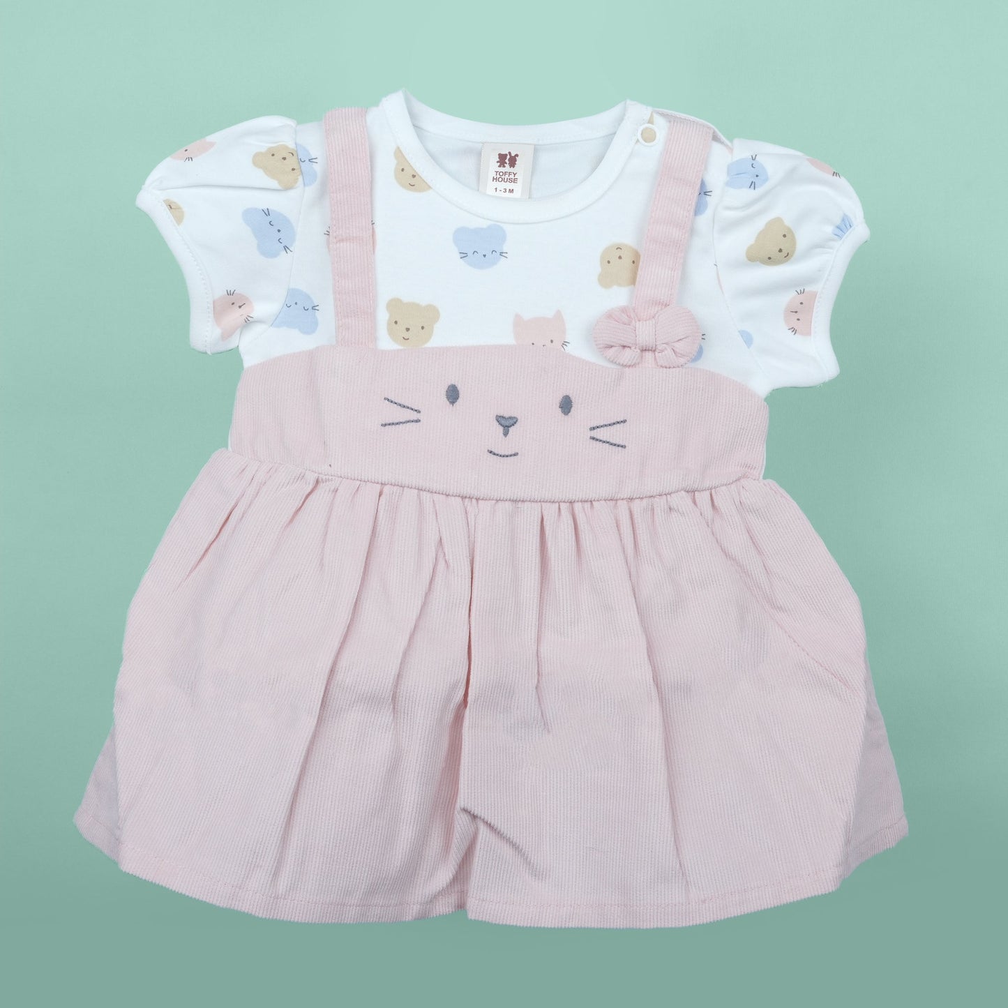 Peach Princess – Cute One-Piece Frock by Toffyhouse