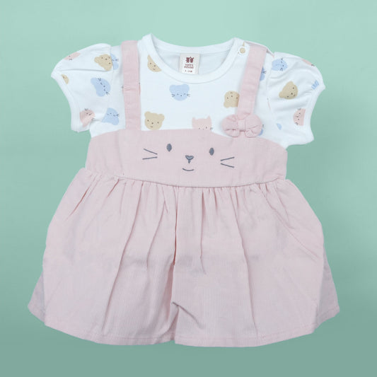 Peach Princess – Cute One-Piece Frock by Toffyhouse