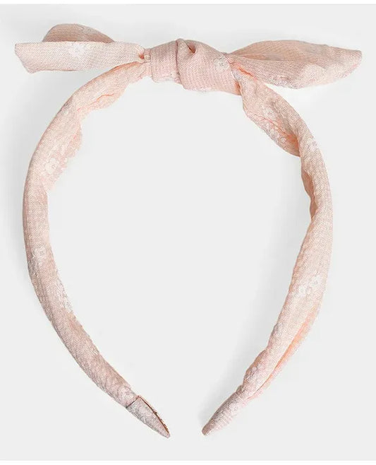 Miarcus Charming Peach Bow Headband – Stylish Girls’ Accessory