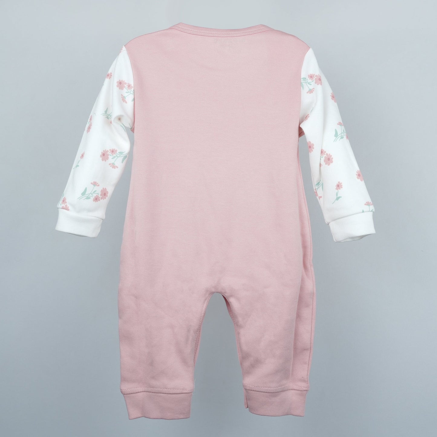 Bengaluru Ready: Peach Cotton Dungaree Romper for Girls | Snap Button Comfort