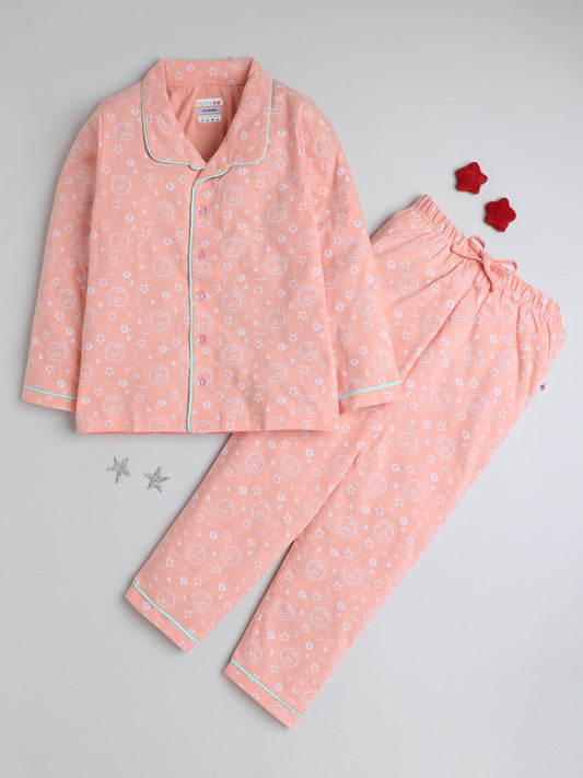 Bumzee’s cotton nightwear set: cozy fit, collar neck, and charming prints for all seasons!