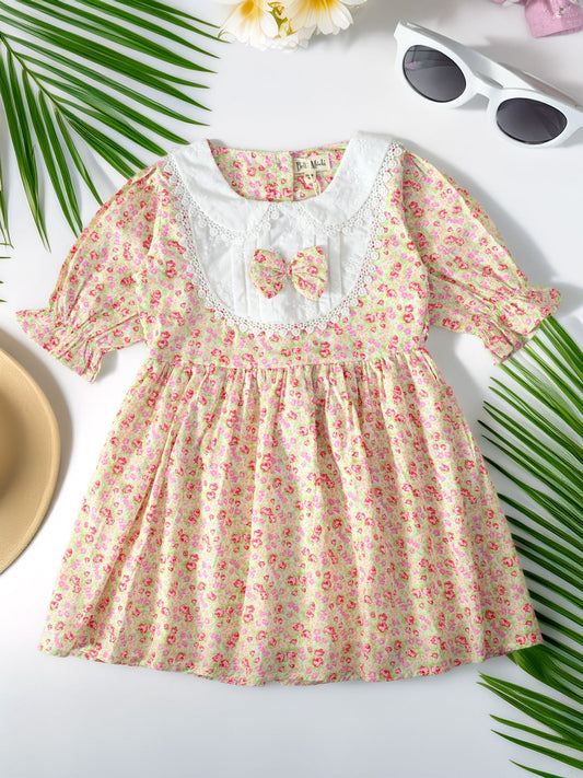 Happy Days: Peach Frock by Bella Moda