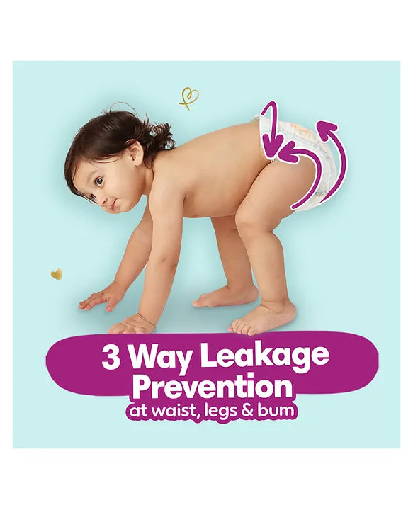 P&G Pampers Diaper Pants, Premium Taped & Adjustable Fit, Suitable for All Skin Types - 62 Pcs
