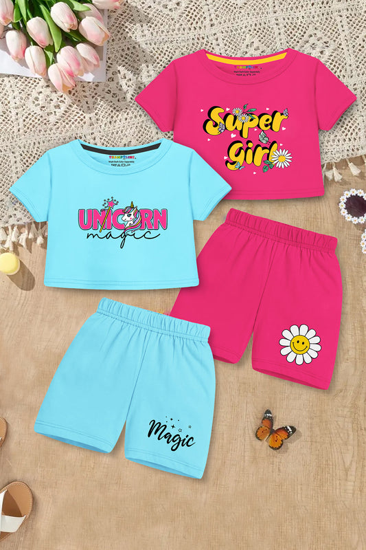 Super Girl's Double Duty Outfit (4-Piece Fun)