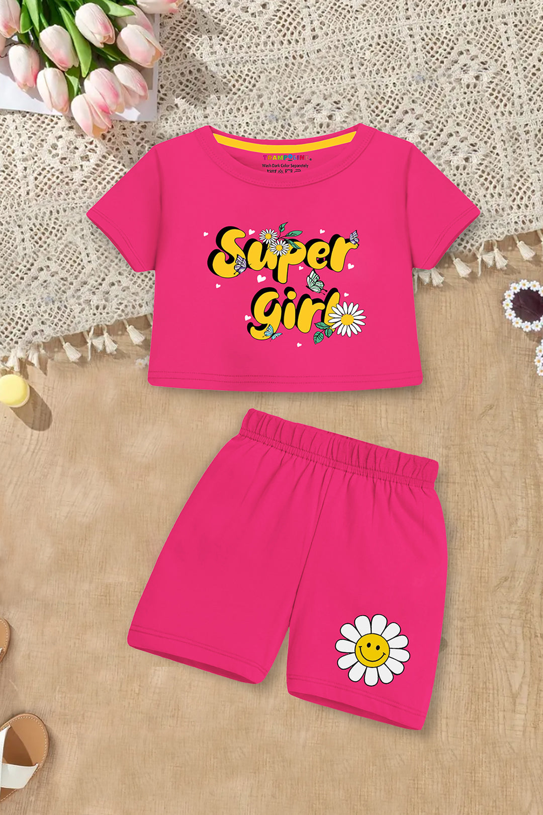 Super Girl's Double Duty Outfit (4-Piece Fun)