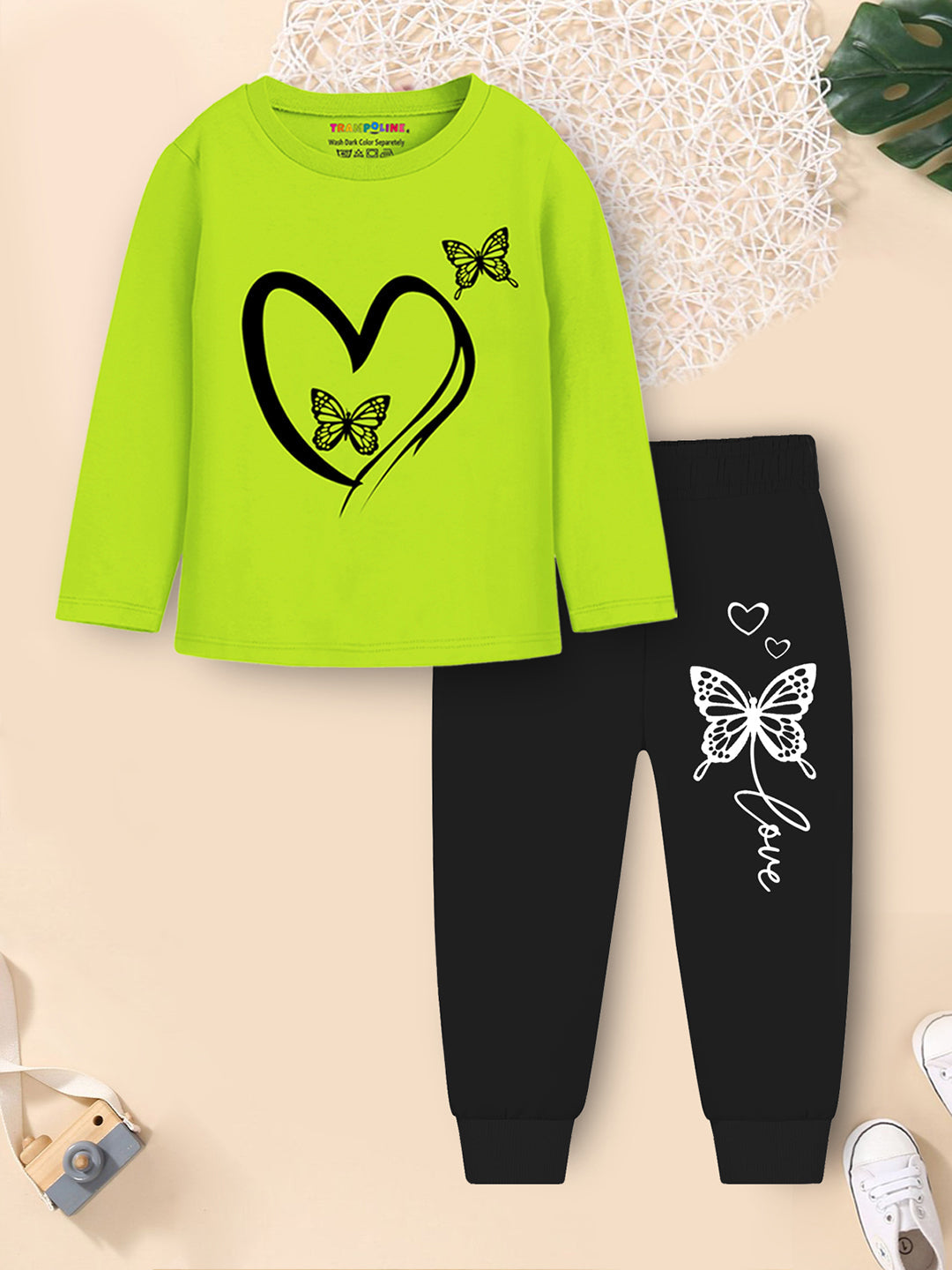 Trampoline Girl's 2-Pack 'PANDA LOVERS' T-Shirt & Pyjama Set