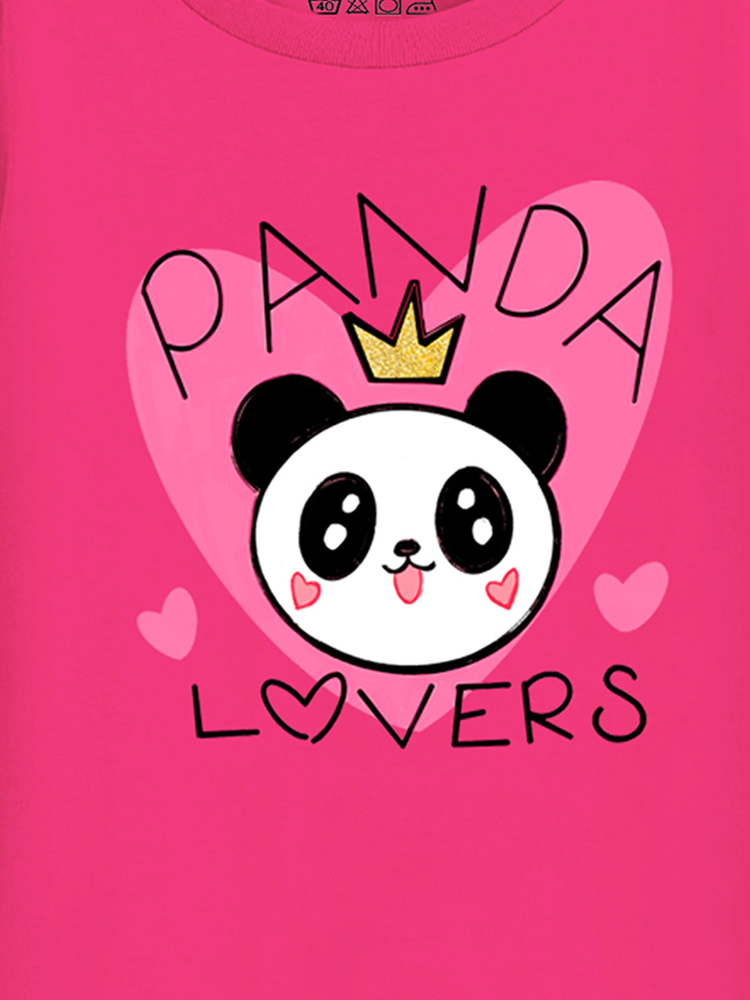 Trampoline Girl's 2-Pack 'PANDA LOVERS' T-Shirt & Pyjama Set