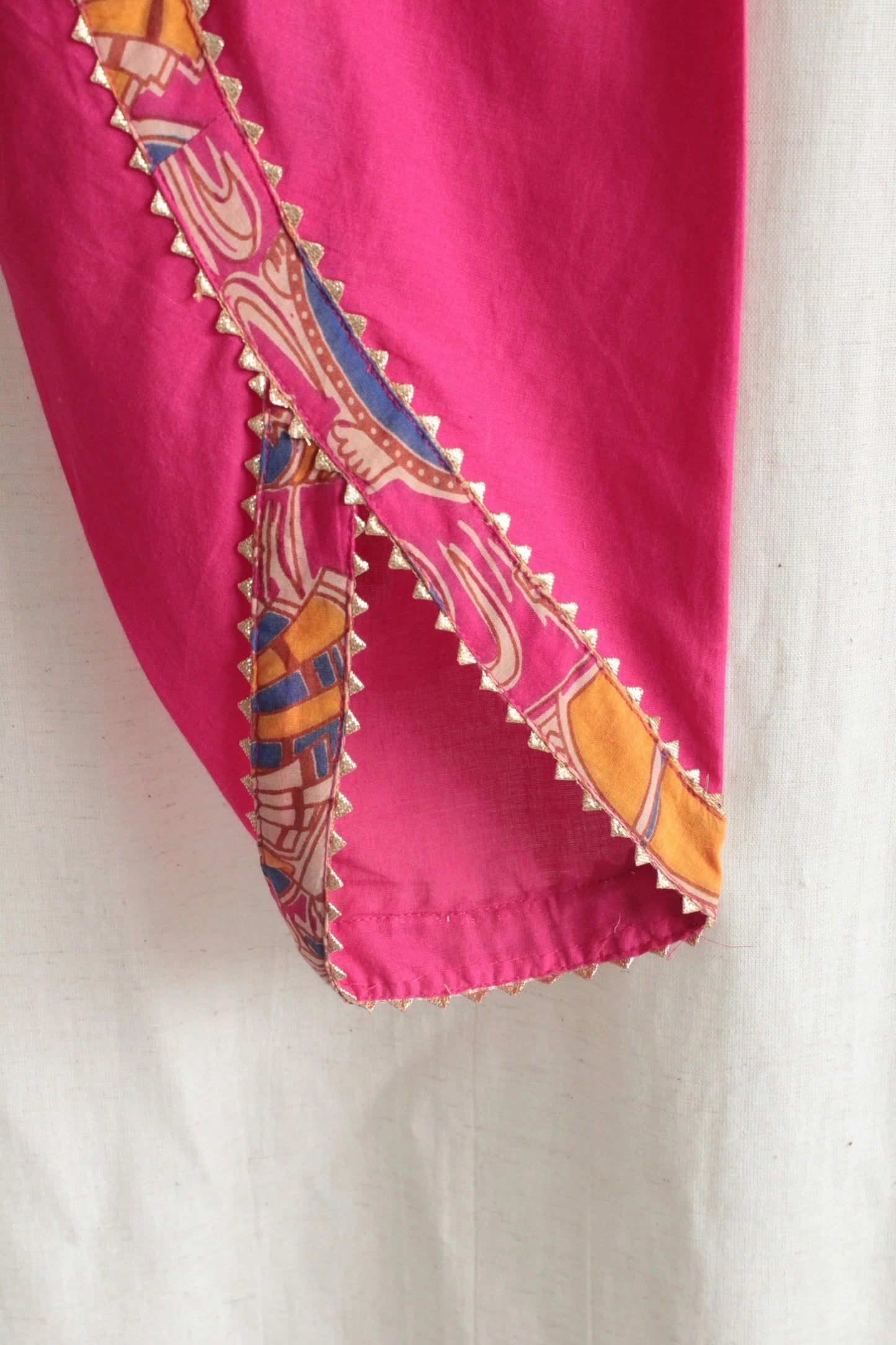 Lace & Grace – Peekaaboo Dark Pink Dhoti Set