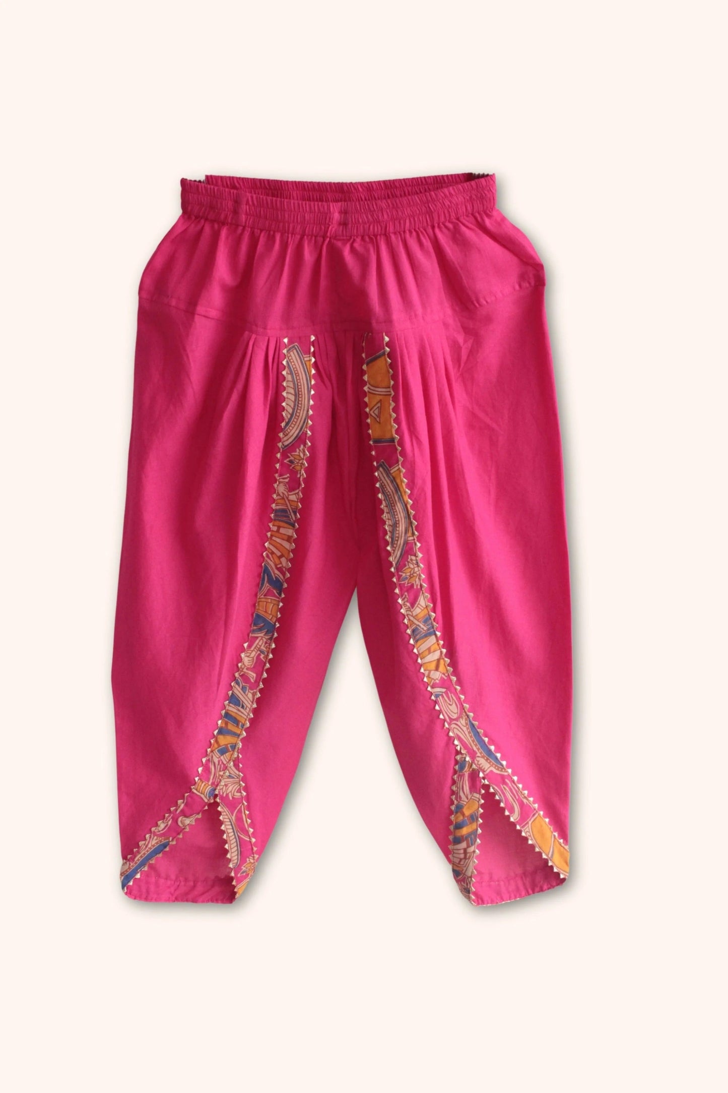 Lace & Grace – Peekaaboo Dark Pink Dhoti Set