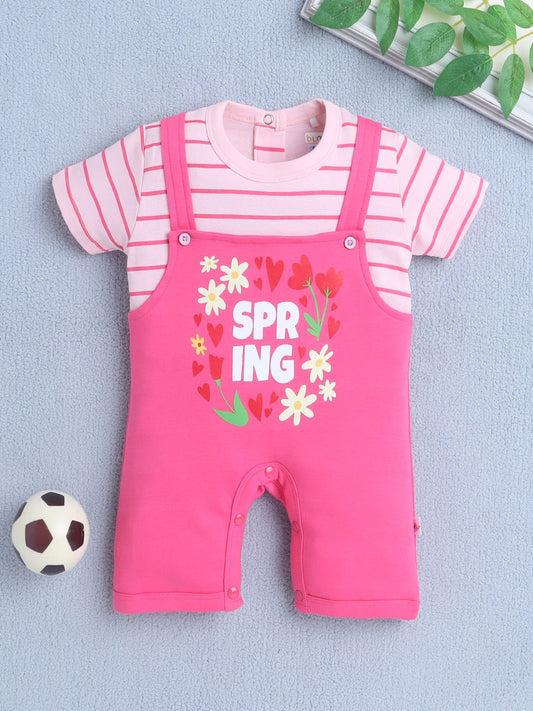 Slip into summer fun with Bumzee’s dark pink romper—easy snap buttons and comfy fit!