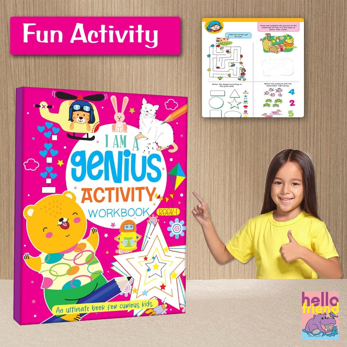 I Am Genius Activity Workbook 2 – Fun Learning for Curious Kids