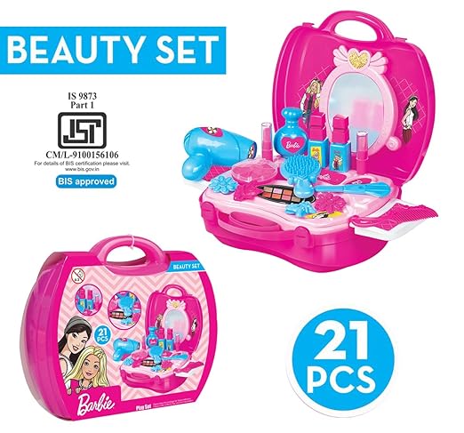 Kids’ Pretend Play Makeup Kit with Suitcase – Safe, Durable & BIS Certified (Made in India)