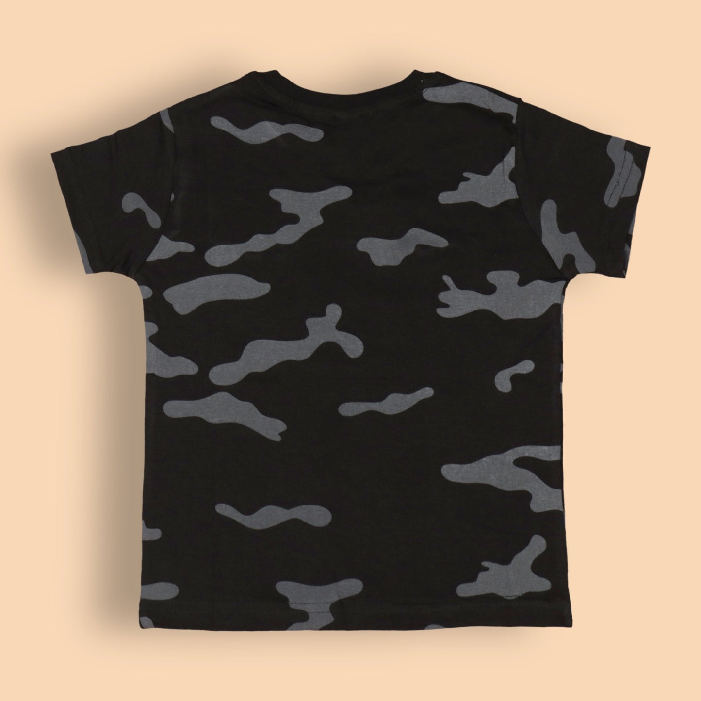 OlioKids Boys’ Cool Quotient Tee – Grey Half Sleeve with Masterpiece ‘98’ Print, Soft Cotton Blend Comfort