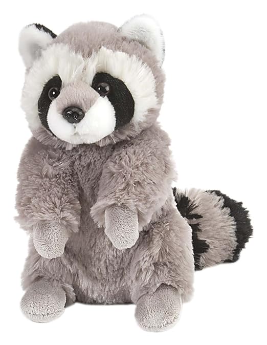 Wild Republic Raccoon Plush – Soft Stuffed Animal Toy Gift for Kids