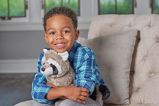 Wild Republic Raccoon Plush – Soft Stuffed Animal Toy Gift for Kids