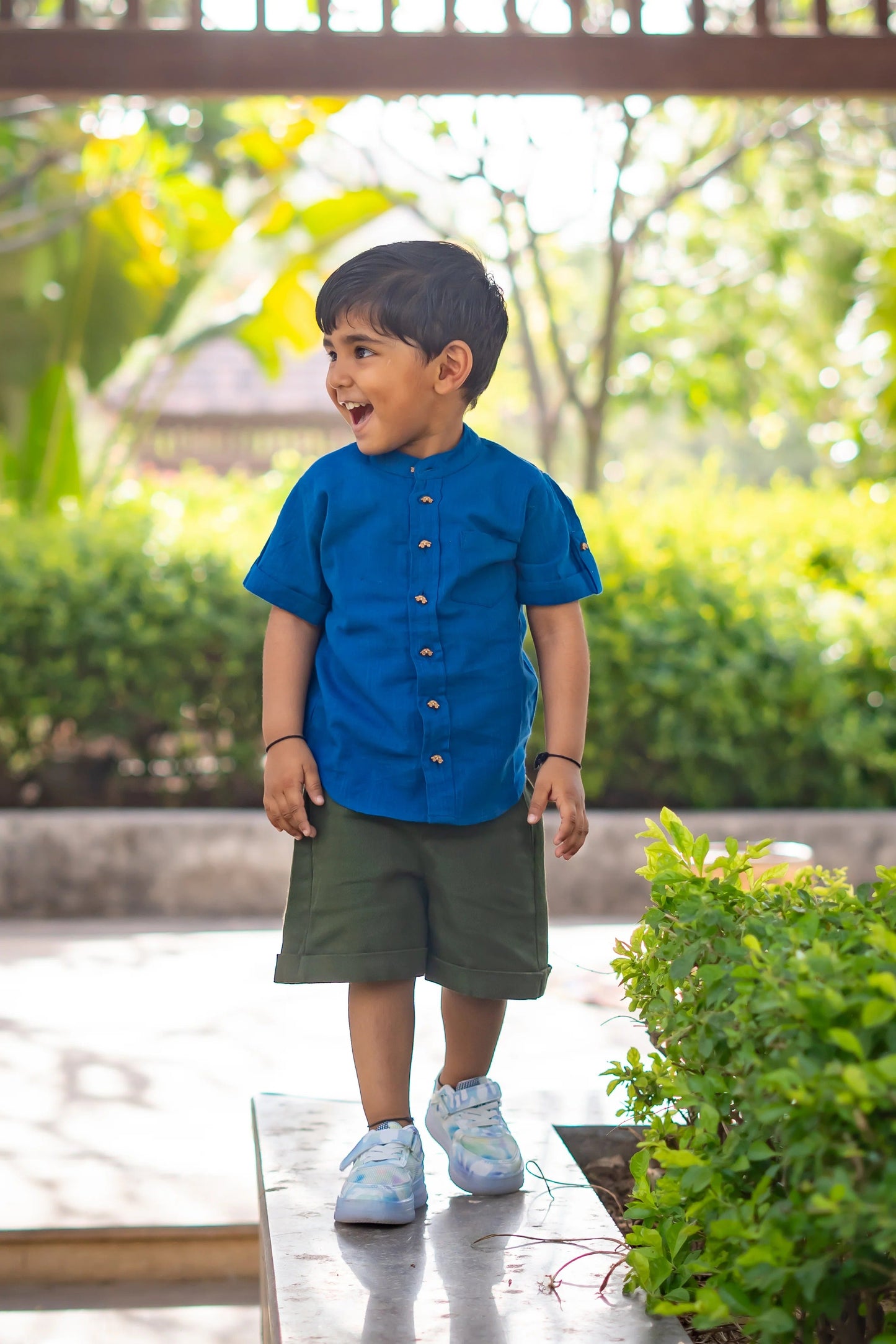 Peekaaboo Blue Breeze – Smart Outdoor Co-ord for Boys